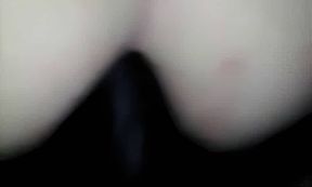 Amateur Interracial Bareback: White Bottom Takes BBC Raw