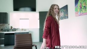 Dirty Just The Tip game with my naughty stepdaughter Ivy Andrews