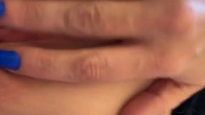 Hot blonde milf gets finger licked and banged against the wall