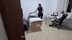 A MILF Gets Fingered by the Proctologist During an Anal Exam