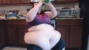 Showing Off My Burping Skills In The Kitchen *MP4*