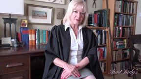 Auntjudys - Your 69yo Mature Teacher Ms. Louise Helps You Get Your Grades up