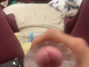 Femboy DaniI Edging with Cumshot