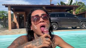 I Sucked the Bastard in the Pool and Got Milk in My Mouth