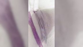 Close up of tight pussy&#x270C; self-pleasuring