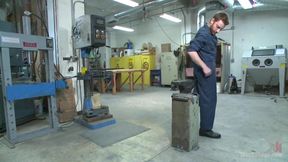 Mechanic Edged by His Own Tools