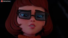 Velma Satisfies Giant Phantom Pole With Mouth