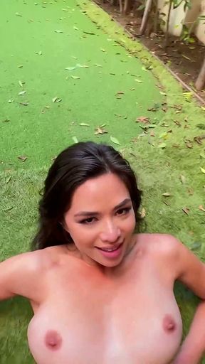 POV - Playful Babe Scarlett Alexis Likes to Fuck Outdoors