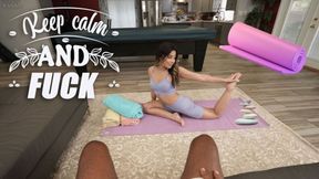 ”Yoga Stretching Leads to Xxlayna Marie's Desires”