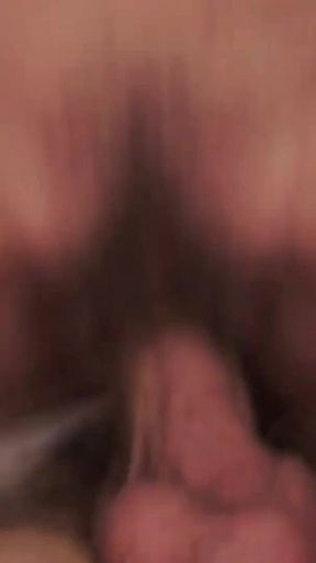 Granny's hairy pussy banged