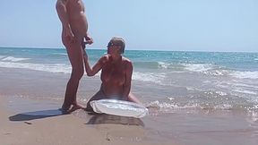 Fuck My Step Mom on the Beach