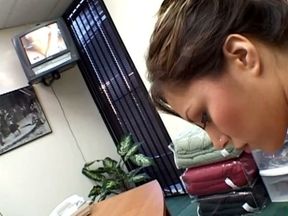 Sexy latina rides a big hard cock