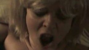 Only blowjob and messy facial can calm down my blonde bitch