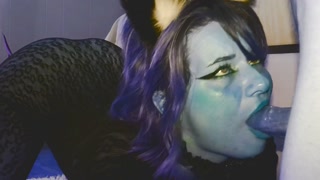 (FW) Milf With Fat Ass And Black Lingerie Gets Her Face Fucked And Her Pussy Creamed