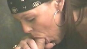My new hippie girlfriend strokes my cock with her mouth