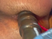 HUGE ANAL 💣  bombshell dildo * GAPE TRAINING LUSH VIBRATOR