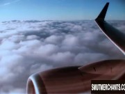 Lucky Pilot Gets Wildly Served by Big Tits Stewardess Madelyn Marie