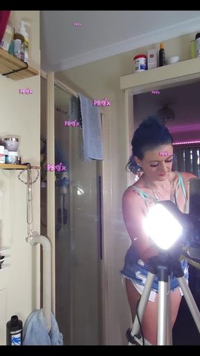 Grwm Alt Girl Dyeing My Hair Blue Dance Party & Bathroom Fun (pov)