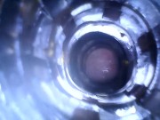 Cumming inside my fleshlight (internal view)