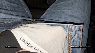 PhantomGentX – Geiler Deutscher versteckt sich im Auto und wichst seinen großen Schwanz voller Precum
