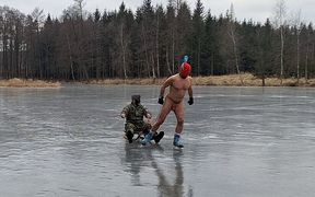 Dray Slave on the Ice