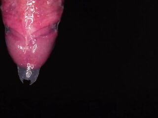 CLOSE UP: BEST Bottom View CONDOM BLOWJOB! She BROKE the CONDOM and STARTS PLAYING with CUM! ASMR 4K