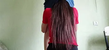 My Shy Neighbor Climbed Under My Skirt Without Asking, but I Liked It