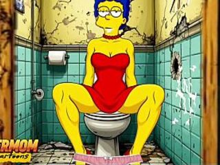 Most good Porn Toons with Married Housewife Mrs. Simpson by CYBERMOM. Compilation. Sniff Pants, Gloryhole, cheating