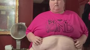 Ssbbw Hexsii slowmotion belly swishing