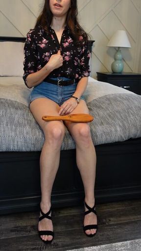 Triple spanking from your hotel chaperone [POV SCOLDING & SPANKING]