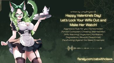Locking Your Wife Out While Deepthroating Her Raw Audio Fantasy