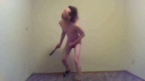 Transgirl 75+ Paddle Strikes to My Non-op Clit