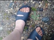 Plitsch Platsch nasse Nylonfüße ** Outdoor FSH **