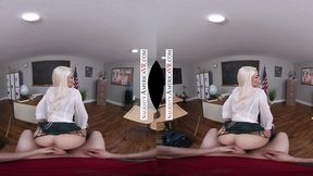 Professor Bridgette B  needs a ride home but initially needs a ride on some dick