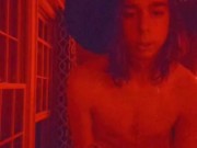 Trans sissy caged and stripteaseing for the first time on here I hope you enjoy !!