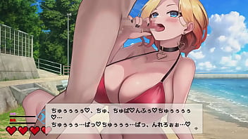 Quivering classmates suck&#x1F61C; me off on isekai beach before getting saved.