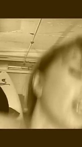 Beautiful Sexy Busty MILF Fucked and Cummed in Mouth by Big Vintage Cock at Work