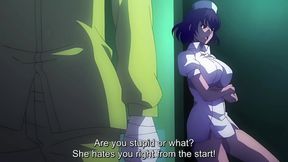 Semen Extraction Ward 2 - Busty hentai nurse makes patient jizz with her feet