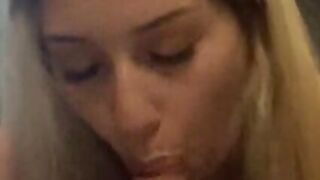 Sucking Off my new vibrator yummm