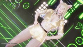 [MMD] Hellovenus-Im ill Sexy Striptease Ahri League Of Legends KDA