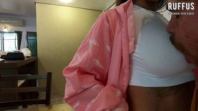 namorada bonita faz boquete sensacional e recebe gozada na cara - ana rothbard