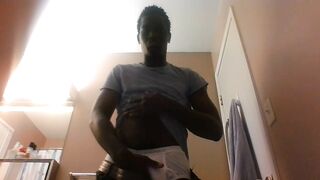 Davidwilliams51588 pleasures himself with a massive dick while playing with his own pecker