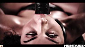 ”Real Life Hentai - Mouth Fuck compilation - Huge thick alien cocks deep inside throat”