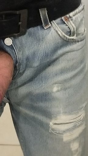 Denim jeans fetich masturbation