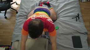 Fucking a Sex Doll in Sexy Pride Briefs!