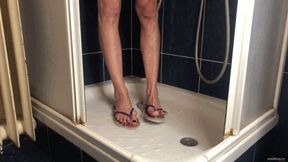 TAKING A SHOWER IN FLIP FLOPS - MOV HD
