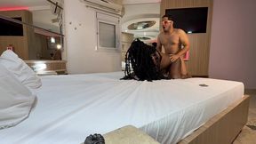 angel black uma travesti gravando pela primeira vez com o papaco
