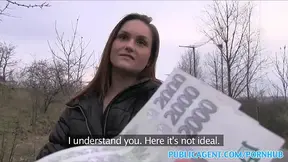 European Agent's Hot Chick Takes Cash for Sex