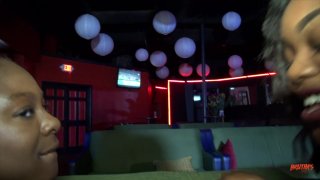 Black Lesbian Babes Enjoy Fucking Hard