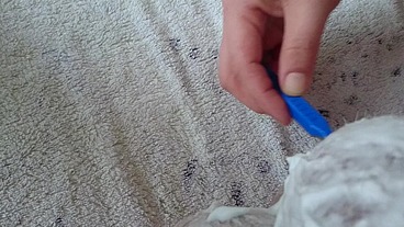 Pflegerisch erregende Rasur vom Arschloch und Hodensack